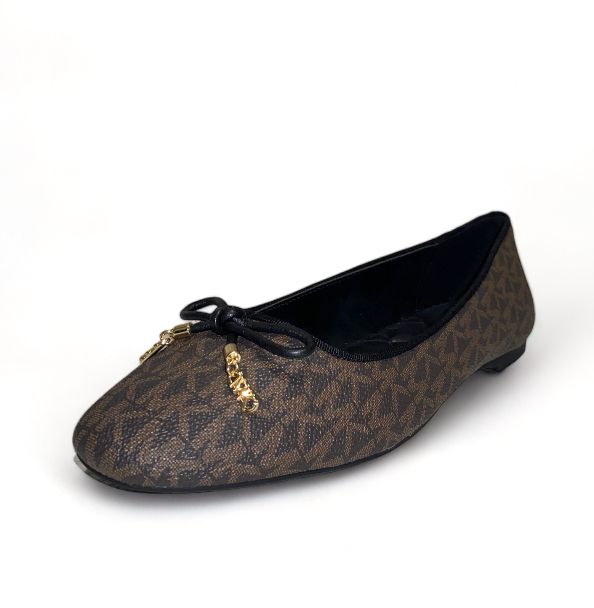 Michael Kors Nori Round Toe Slip-On Ballet Flats