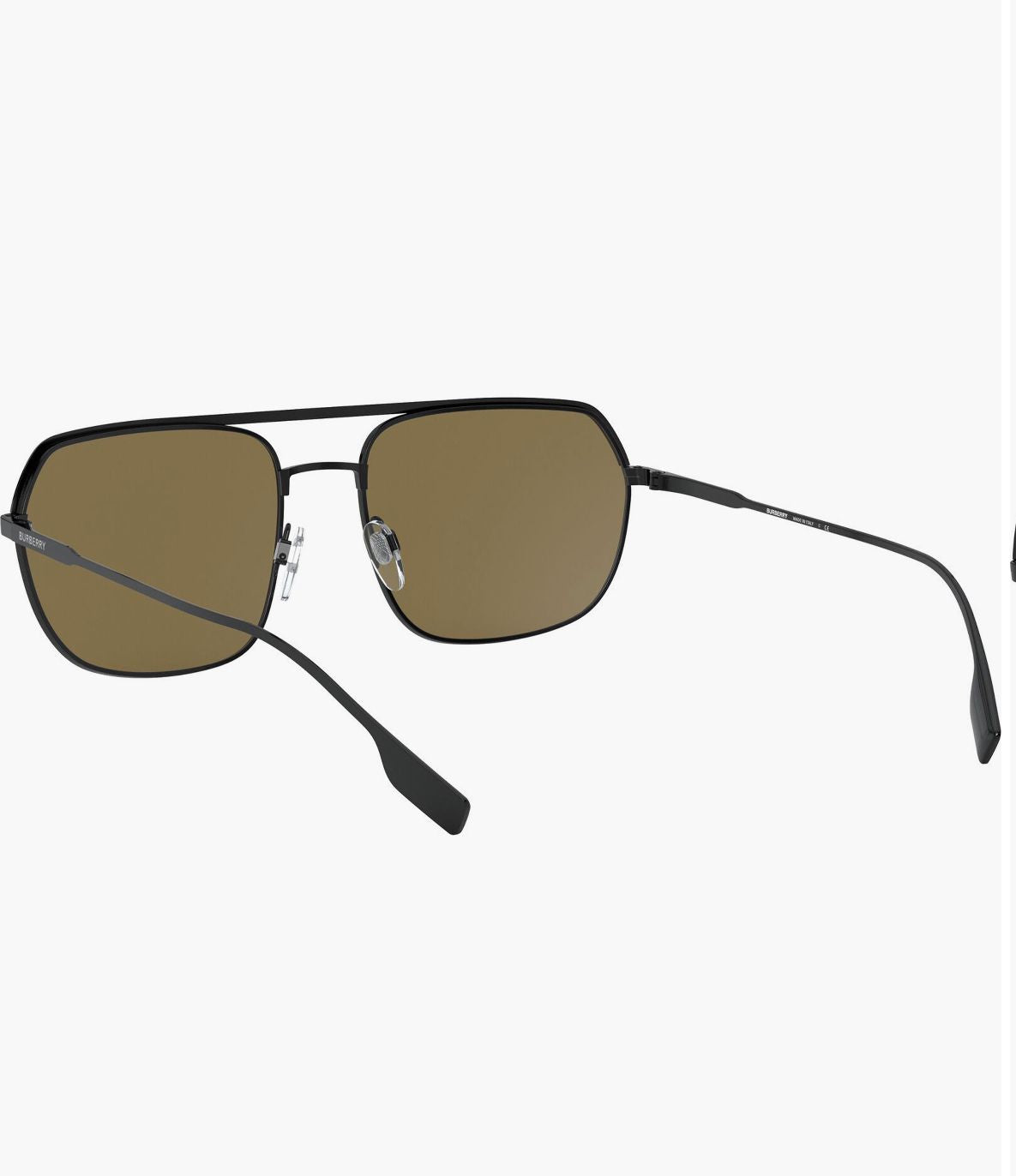 Burberry 58mm Aviator Sunglasses Matte Black-PO