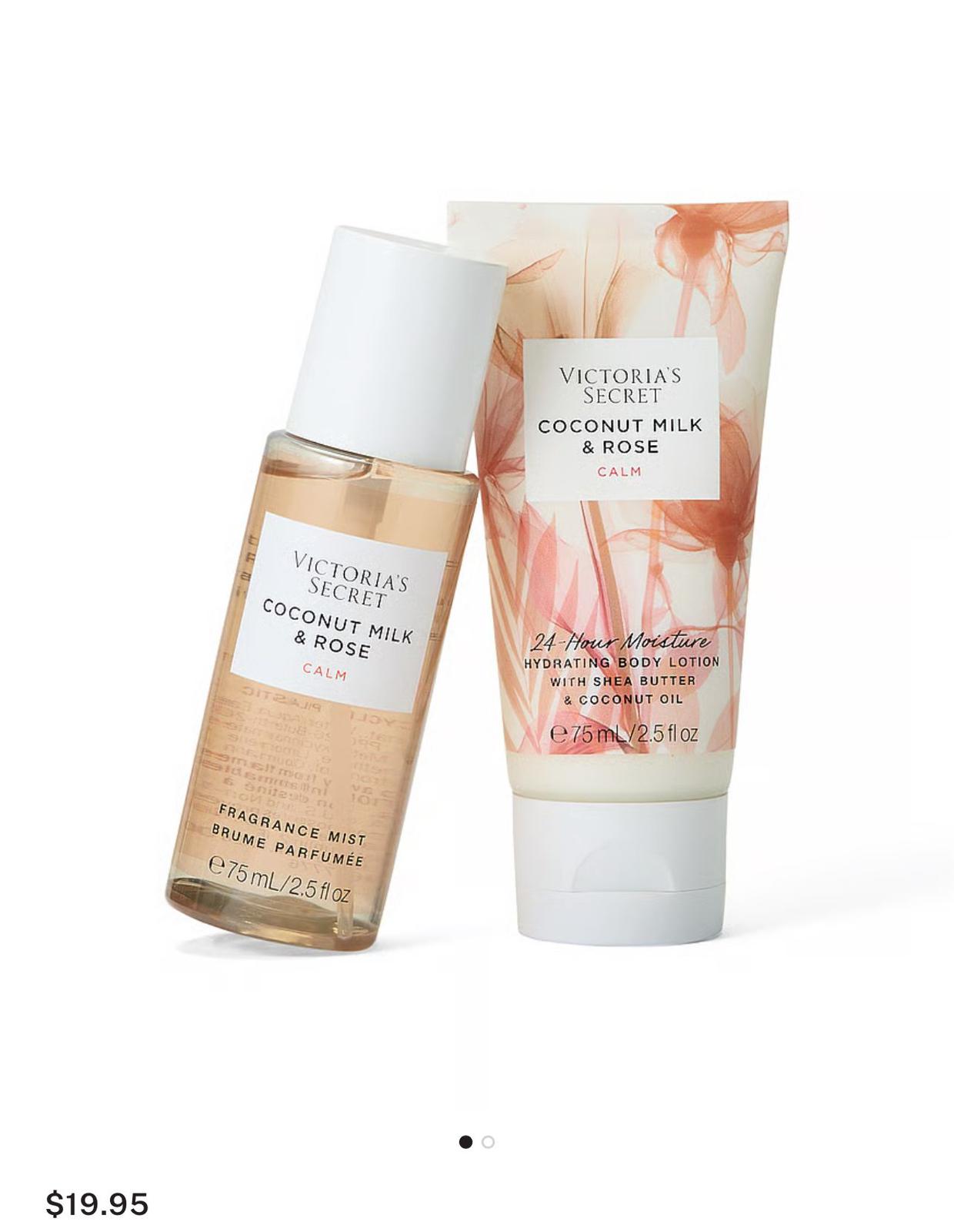 Victoria’s secret coconut milk & rose set 75ml - PO