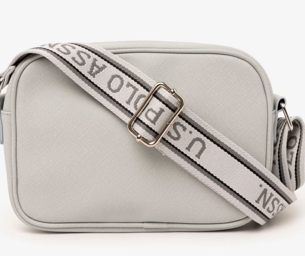 US Polo classic zip bag light grey - PO