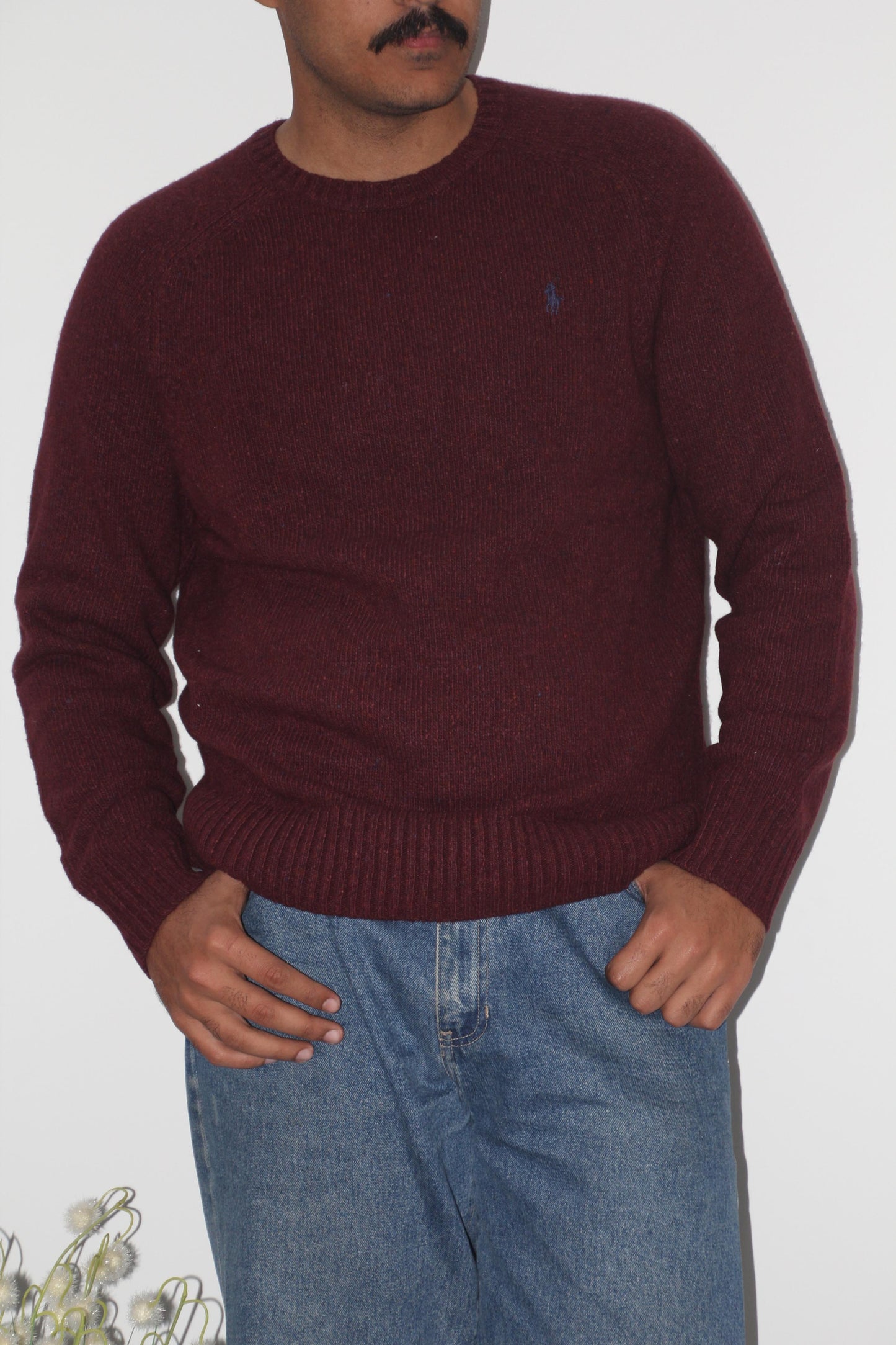 Ralph Lauren men’s burgundy sweater