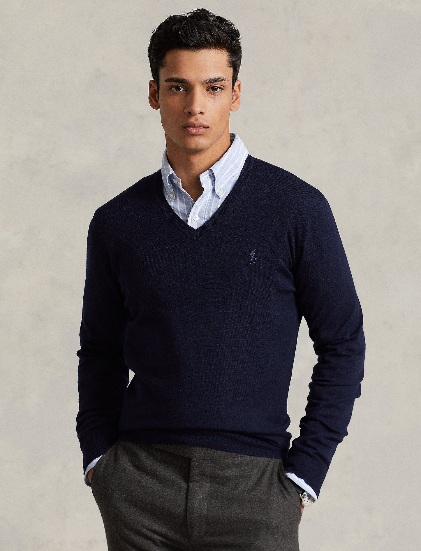 Ralph Lauren Slim Fit Sweater - Hunter Navy