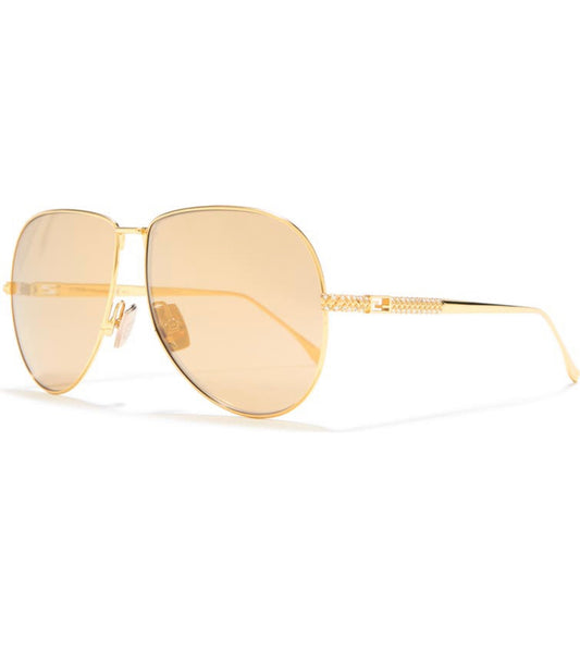 Fendi 63mm Aviator-PO