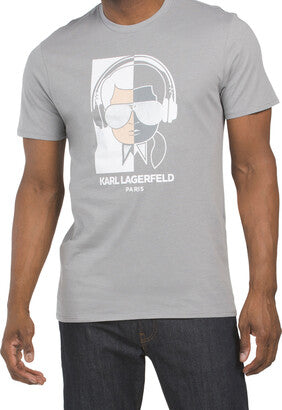 Split Karl Headphone Tee